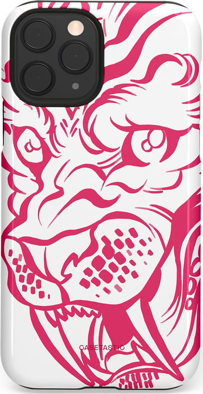 Casetastic Hoesje Geschikt voor Apple iPhone 11 Pro - Stijlvolle Beschermende Duo-layer Case - Scherpe Strepen