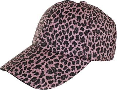 Partyxplosion Carnaval verkleed pet - panterprint - roze - foute-/panterparty - luipaardprint