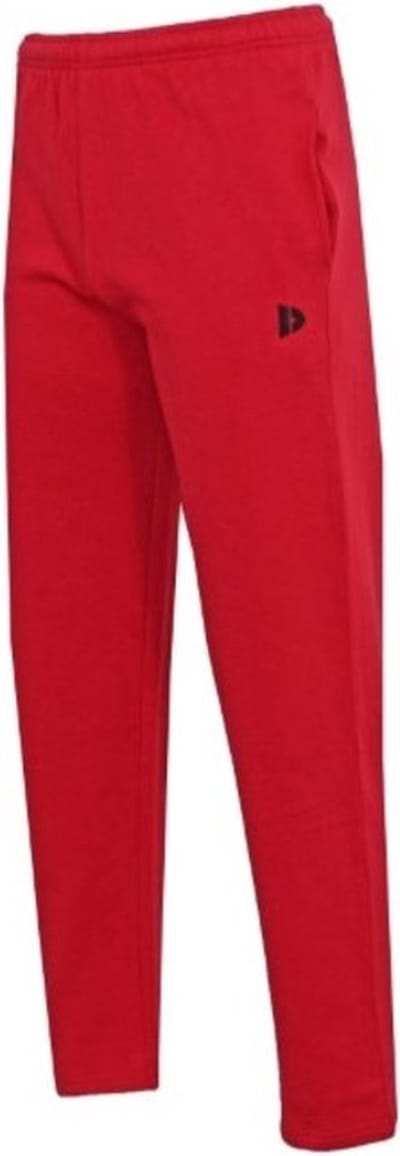Donnay - Joggingbroek rechte pijp (Wess) - Sportbroek - Heren - Berry red (040) - Maat S