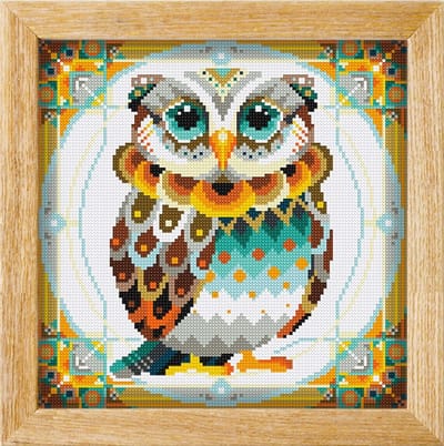 Diamond painting MANDALA UIL(575) - full diamond painting - vierkante steentjes