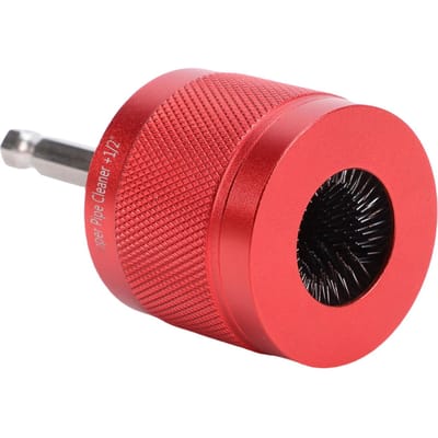 1 Celsius2 Inch Koperen Pijpreiniger Set voor Elektrische Boor Zeskant Schacht Koperen Buis Polijstgereedschap en 2 Vervangende Borstels