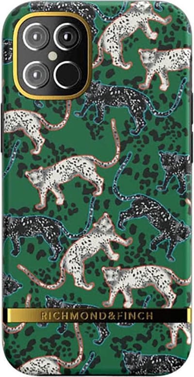 Richmond & Finch Green Leopard luipaarden hoesje voor iPhone 12 mini - groen