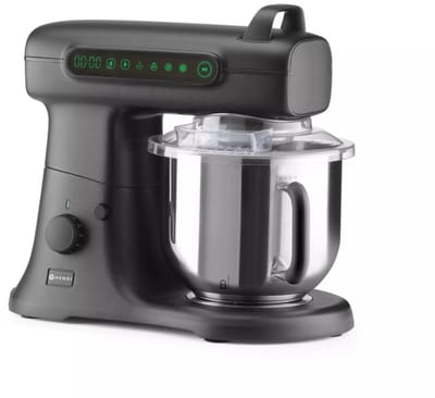 HENDI planeetmixer 7 liter - 470x263x413 mm - rvs kom - zwart - kneden en kloppen - professioneel