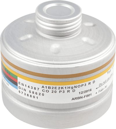 Dräger 1140 A1B2E2K1 Hg NO CO P3 RD combifilter