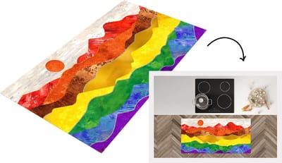 Keukenloper - Loper keuken - Pride - Regenboog - Gay - 120x60 cm - Keukenloper vinyl