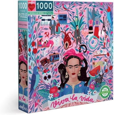 Legpuzzel 1000 stukjes - Familiepuzzel - Ontspanning thuis - Unieke illustraties - 58x58 cm - Meerkleurig