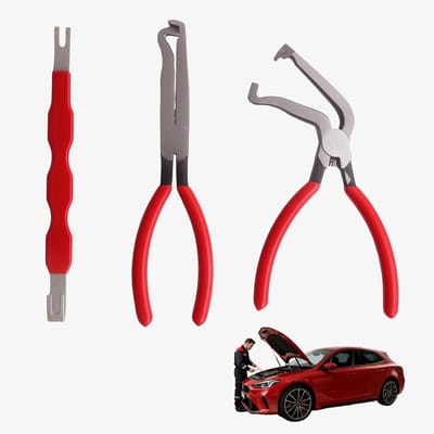 Gereedschap Connector Verwijderen - Elektrische Ontkoppelaar - Autoreparatie Onderhoud - Gehard Koolstofstaal - 3 Stuks Set