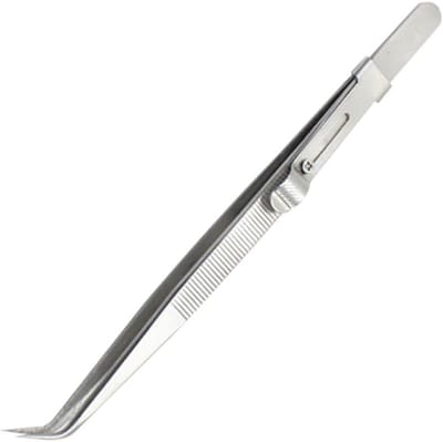 Pincet Set - Precisie Pincet - Wimpers Selecteren - Fijne Puntige Punten - 16 cm - Afgebeeld