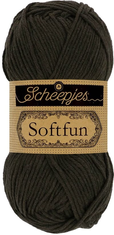 Scheepjes Softfun 50g - 2628 Charcoal