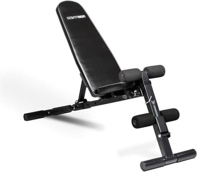 Trainingsbank - Fitnessbank - Thuis sporten - Opvouwbaar ontwerp - 7 posities - Zwart