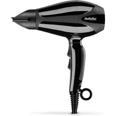 BaByliss Compact Pro 2400 Föhn - Ionische anti-pluis functie - Incl. diffuser en 2 blaasmonden - Krachtig