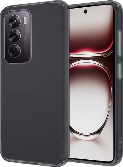 Hoesje - Geschikt voor OPPO Reno 12 - Sterk & Shockproof - Hoes Cover - Siliconen Case - Transparant
