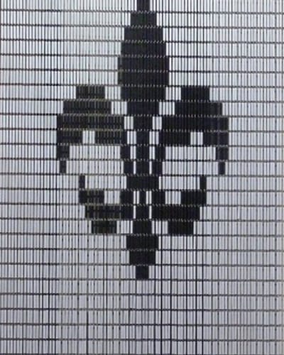 Vliegengordijnenexpert Hulzen - Vliegengordijn - 90x90 cm - Hoofdkleur Wit, Moitef Zilver
