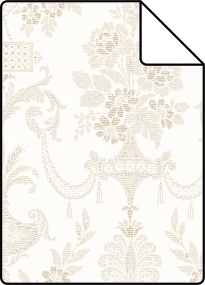 Proefstaal Origin Wallcoverings behang ornamenten wit - 26,5 x 21 cm - 326134-S