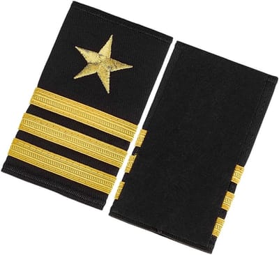 Pilot Epaulettes voor Cosplay Kostuum - Schouderinsignes, Uniformaccessoires, Pilotenoutfit, 1 Paar