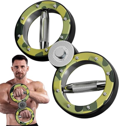 Armtrainer Verstelbaar - Armspier Trainer - Spieropbouw Armen - 360 Graden Rotatie - 43.5 cm - Groen