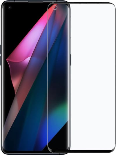 Screenprotector - Geschikt voor OPPO Find X3 Pro - Extra Sterk - Gehard Glas - Beschermglas - Tempered Glass - Screen Protector