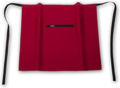 Schort Prof. Bistro, 4 zakken, 105x85 cm, rood