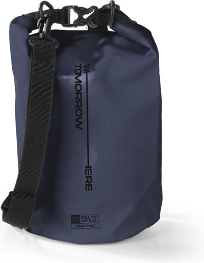 Where Tomorrow PVC dry bag Style 02 5L donkerblauw