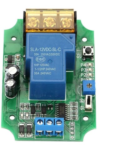 Shopcentral - YYLOCK-2 Relais-Schaltmodul - Hochleistungs-Relais-Modul - Zelfsluitend - 12V - Vertragingfunctie - Ideaal voor automatisering - Compac