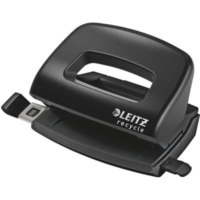 Leitz NeXXt Recycle Mini Perforator - Perforeert tot 10 Vel - Zwart