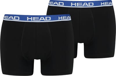 HEAD - 4-Pack - Boxershorts - 4-Way Stretch - Heren - zwart / blauw - S - 701202741