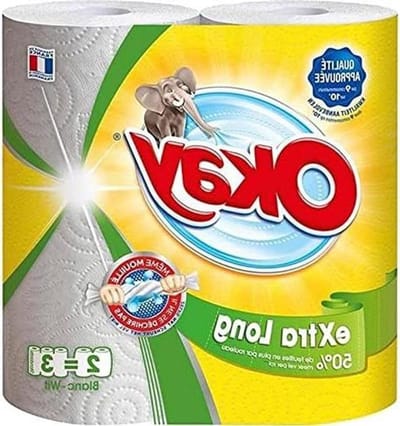 Keukenrollen - Huishoudrollen - Keuken schoonmaken - Extra lange rollen - 3 stuks - Wit