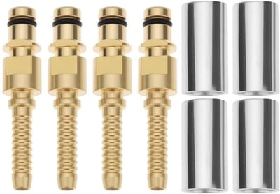 Set van 4 Snelkoppelingsadapters voor Hogedrukreinigers