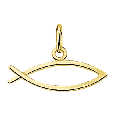 The Jewelry Collection Hanger Ichtus - Goud