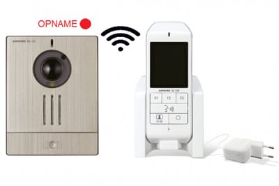 Draadloze deurbel met camera via DECT technologie - batterijen inbegrepen