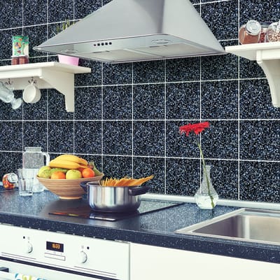 Zelfklevende tegelmuurstickers voor keuken en badkamer - 60 terrazzo tegelstickers - 60 stickers 20x20cm