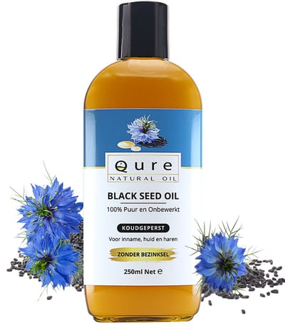 Black Seed Oil 250ml | Zwarte Komijnolie | 100% Puur & Onbewerkt | Zwarte Komijnzaadolie | Nigella Sativa Olie