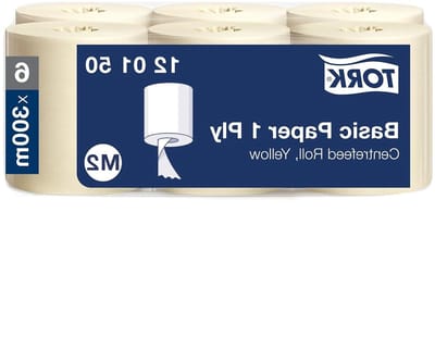 Multifunctionele Wipes - Papieren Rollen - Licht Afvegen - Zacht maar Sterk - 6 x 300 m - Wit