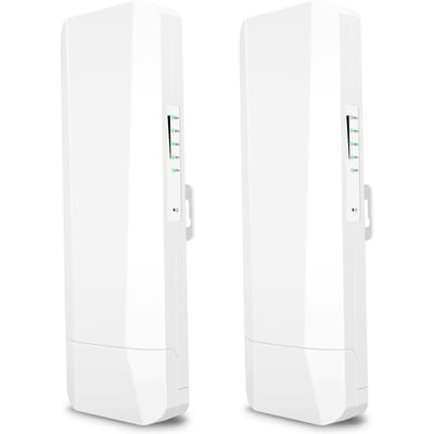Draadloze brug voor buitenbewaking en beveiligingscamera's 5.8G Geen bedrading Lift Draadloos one pair US PLUG wit