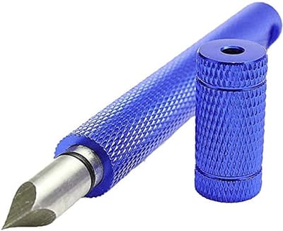 Dailygoods- Groevenslijpgereedschap Roestvrij Staal - Golfclub Slijper - U/V-Groeven - Lichtgewicht - Handgreep - Hoogwaardig Gereedschap - Golfclubreiniger