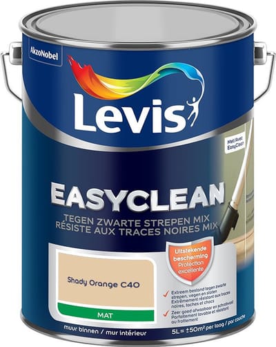 Levis - Easyclean Tegen Zwarte Strepen Mix - Shady Orange C40 - Mengverf - 5 L