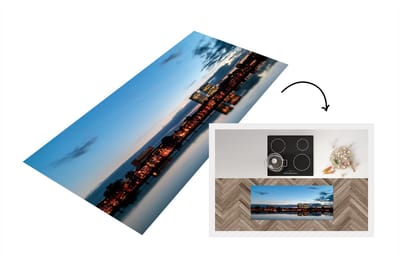 Keukenloper - Loper keuken - Skyline - Arnhem - Urban - 120x50 cm - Keukenloper vinyl