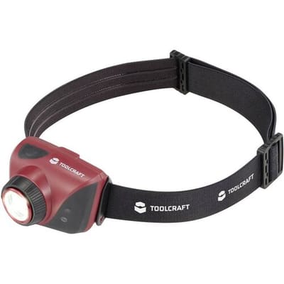TOOLCRAFT Hoofdlamp LED werkt op een accu 580 lm 6.45 h