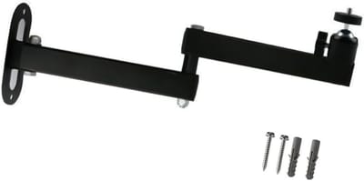 Projector Muurbeugel - Opvouwbare Houder - Thuisbioscoop Creëren - 360 Graden Rotatie - 35cm Armen - Zwart
