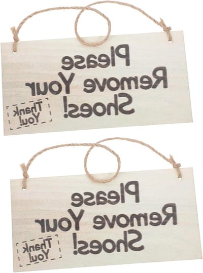 Houten Deurplaat - Welkomstbord Huis - Gasten Herinneren - Stijlvolle Farmhouse Look - 20x10cm - Ivoor