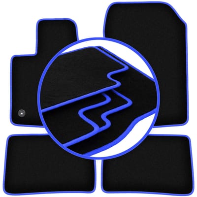 CARLUX-BLUE automatten voor: Renault Twingo II hatchback (2007-2014)