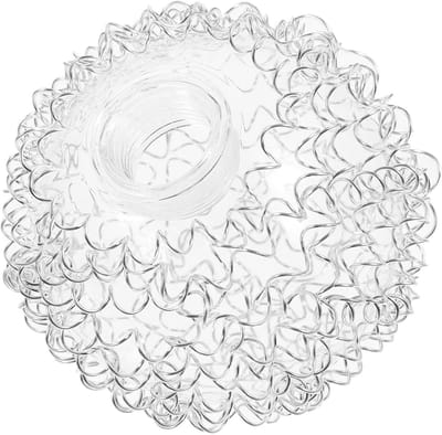 Glazen Lampenkap Vervanging G9 80mm Bolvormig met Draad Afwerking Transparant