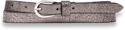 Legend Dames - Leren riem - Zilver - 85cm