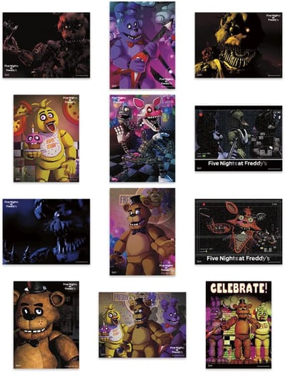 Trends International Vijf nachten bij Freddy's posterboek 21,5 x 28,9 cm