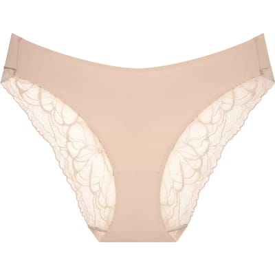 Triumph Body Make-Up Illusion Lace Highleg Tai Dames Onderbroek - Beige - Maat 40
