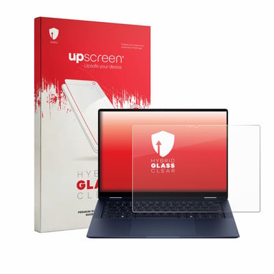 upscreen - Screenprotector voor HP EliteBook X Flip G2i 14" - Folie Beschermfolie Beschermglas transparant