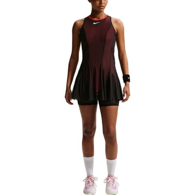 Nike SS26 Court Ademend Fitted Kort Tennisrokje Dames rokken IV5702-010 XS black