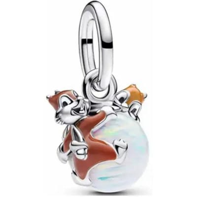 Nouveau Breloque en Cuivre Accessoire de Mode Pendentif DIY Perle Convient Pour Bracelet à Charms Européen Original Accessoires Bijoux white