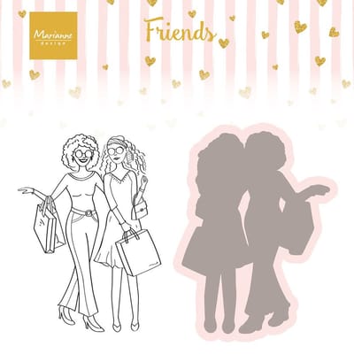 Marianne Design Clear Stempel Friends