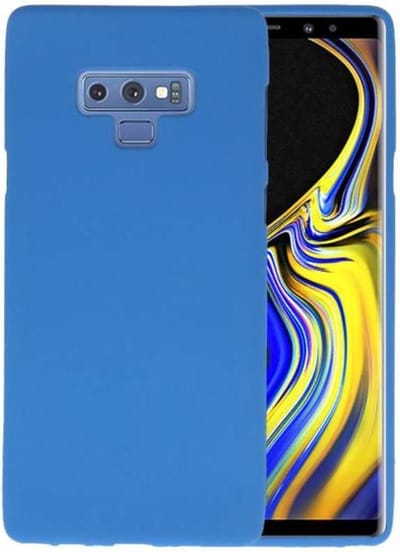 Hoesje Geschikt voor de Samsung Galaxy Note 9 - Backcover Color Telefoonhoesje - Navy